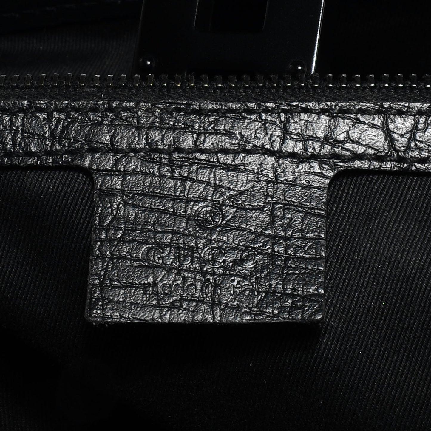 Monogram GG Bamboo Bullet Tote Bag Black