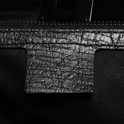 Gucci Monogram GG Bamboo Bullet Tote Bag Black 6 of 7