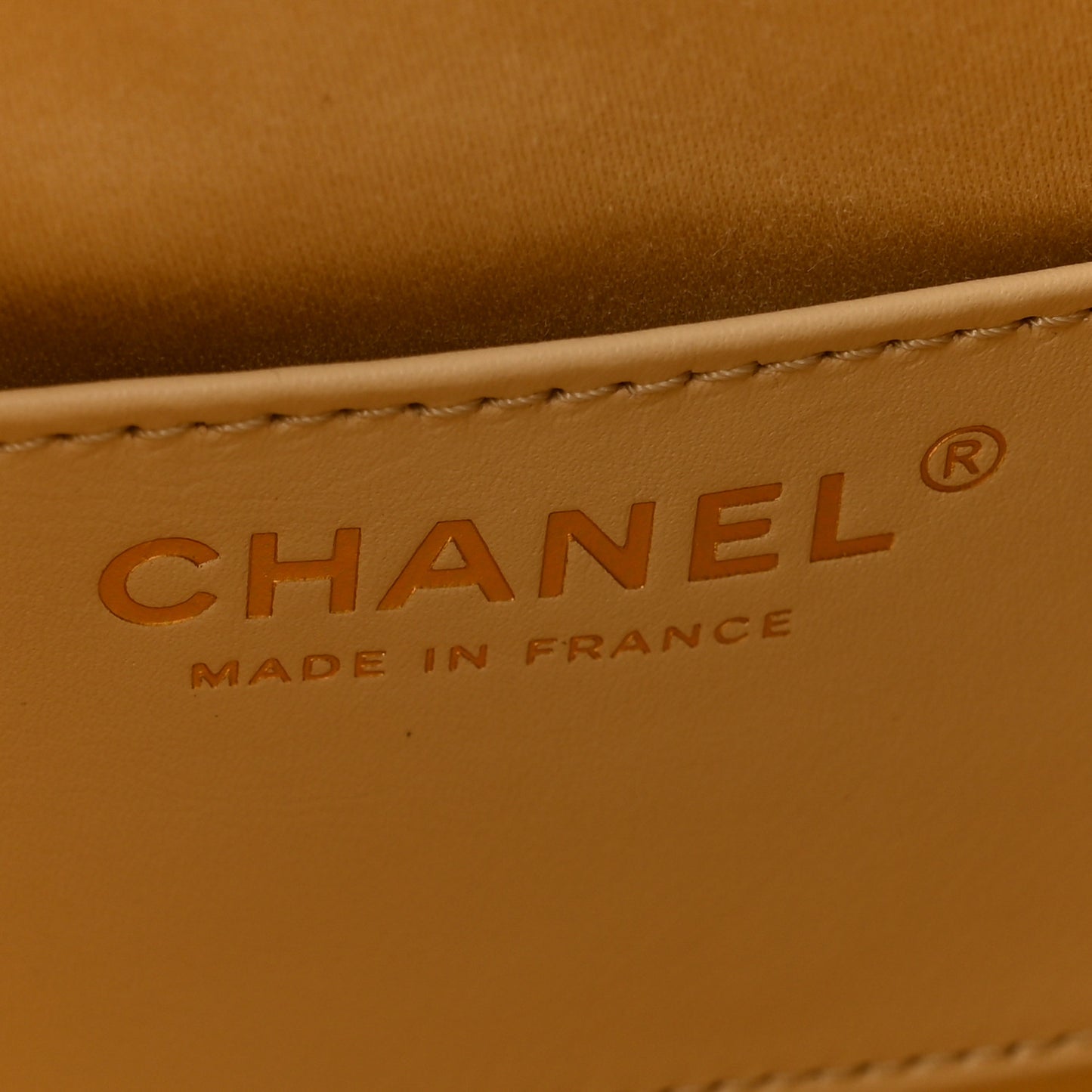 Caviar Quilted Small Chanel 25 Handbag Beige