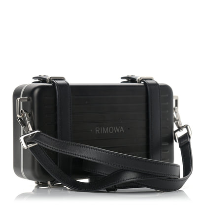 Christian Dior X RIMOWA Aluminum Personal Clutch On Strap Black 3 of 10