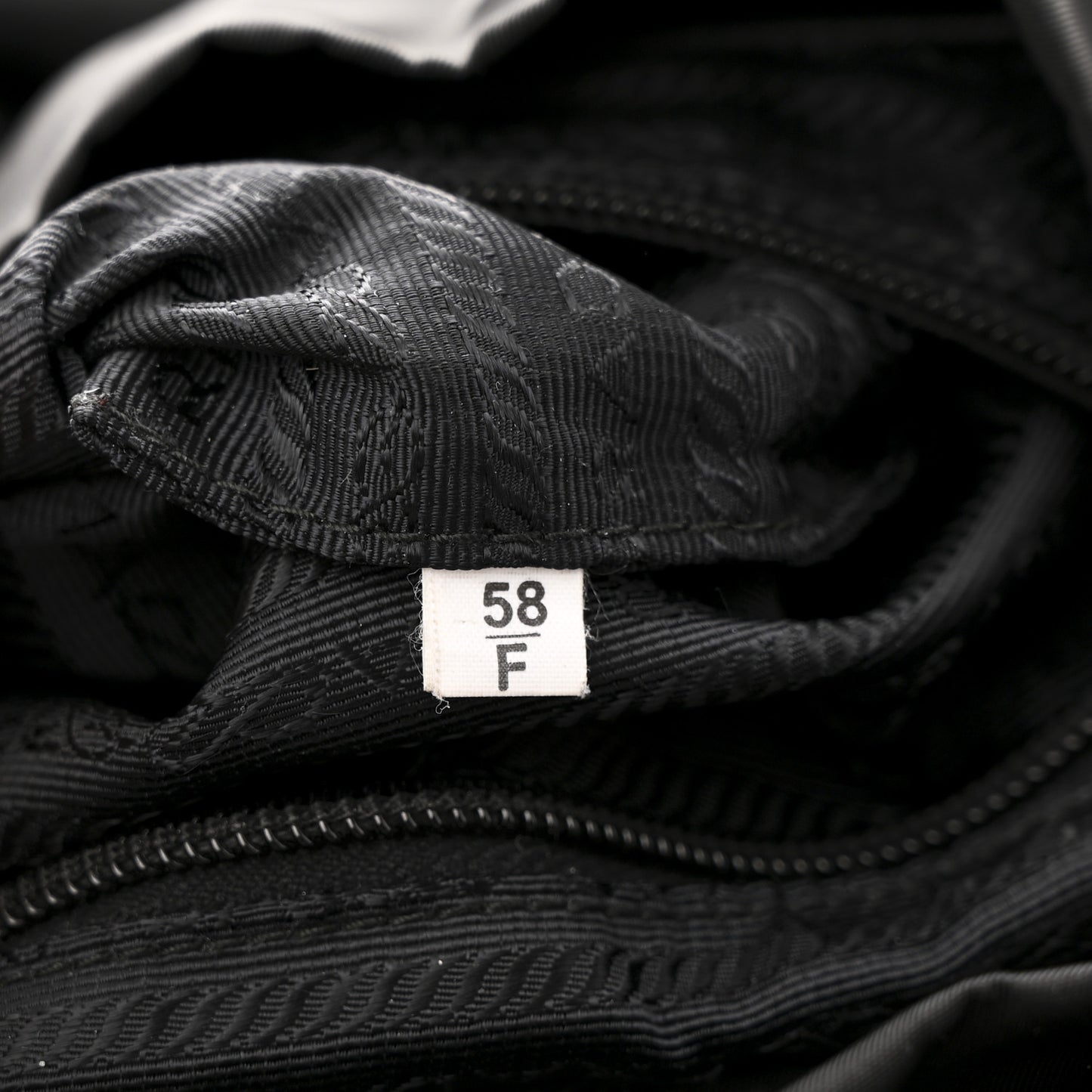 Nylon Vela Saffiano Medium Backpack Black