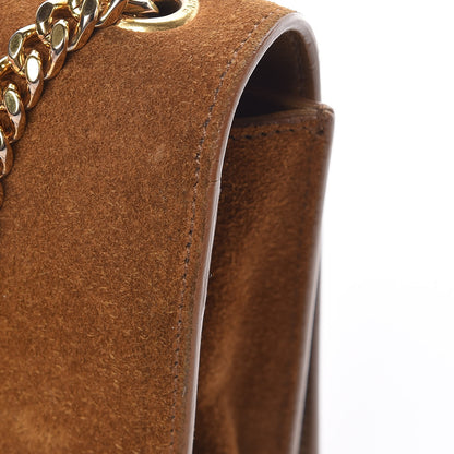 Saint Laurent Suede Small Classic Monogram Kate Tassel Satchel Light Ochre 18 of 21