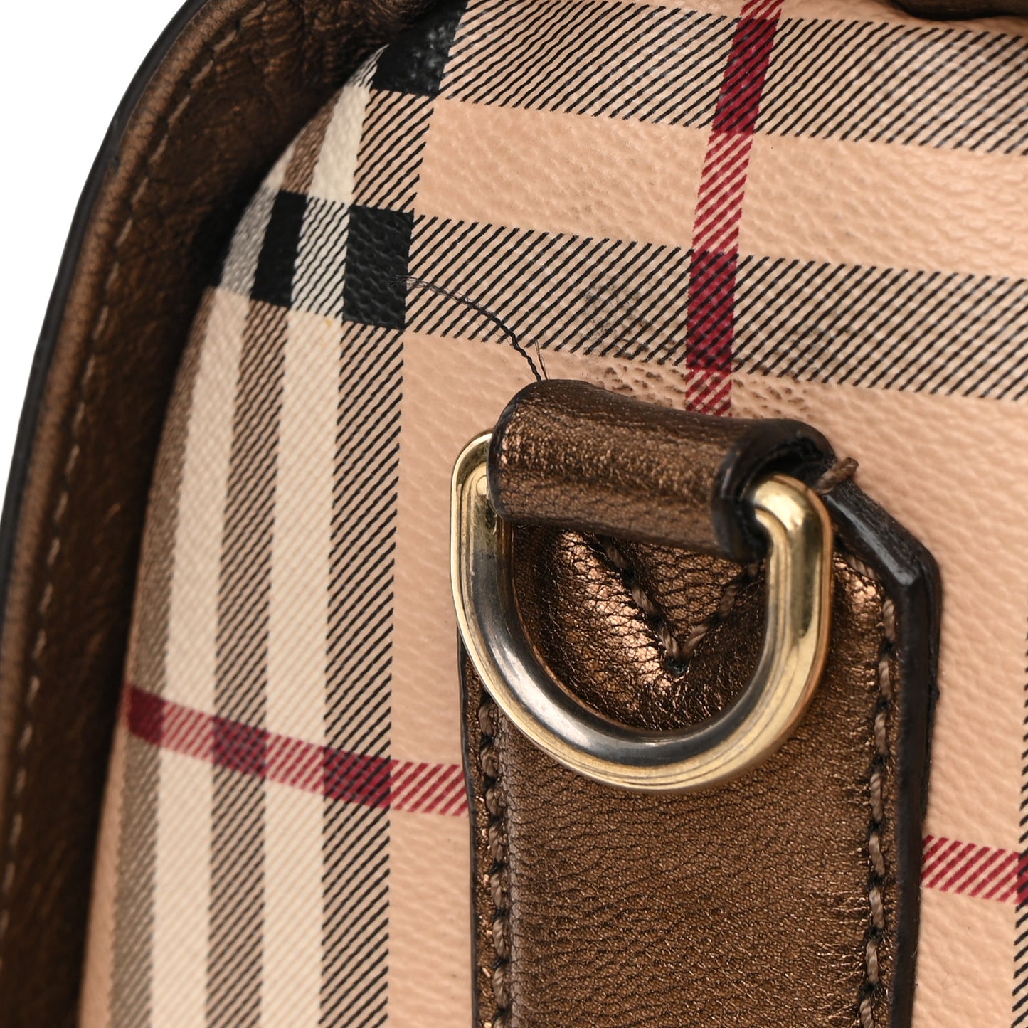 Haymarket Check Medium Alchester Bowling Bag Bronze