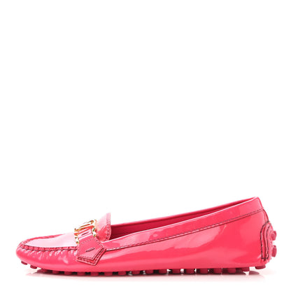 Louis Vuitton Patent Calfskin Oxford Loafers 39.5 Rose Indien 1 of 8