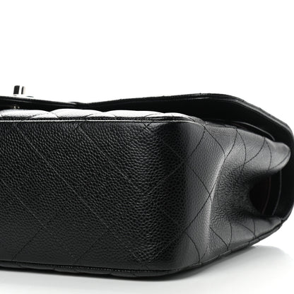 Chanel Caviar Quilted Jumbo Double Flap Black 9 of 9