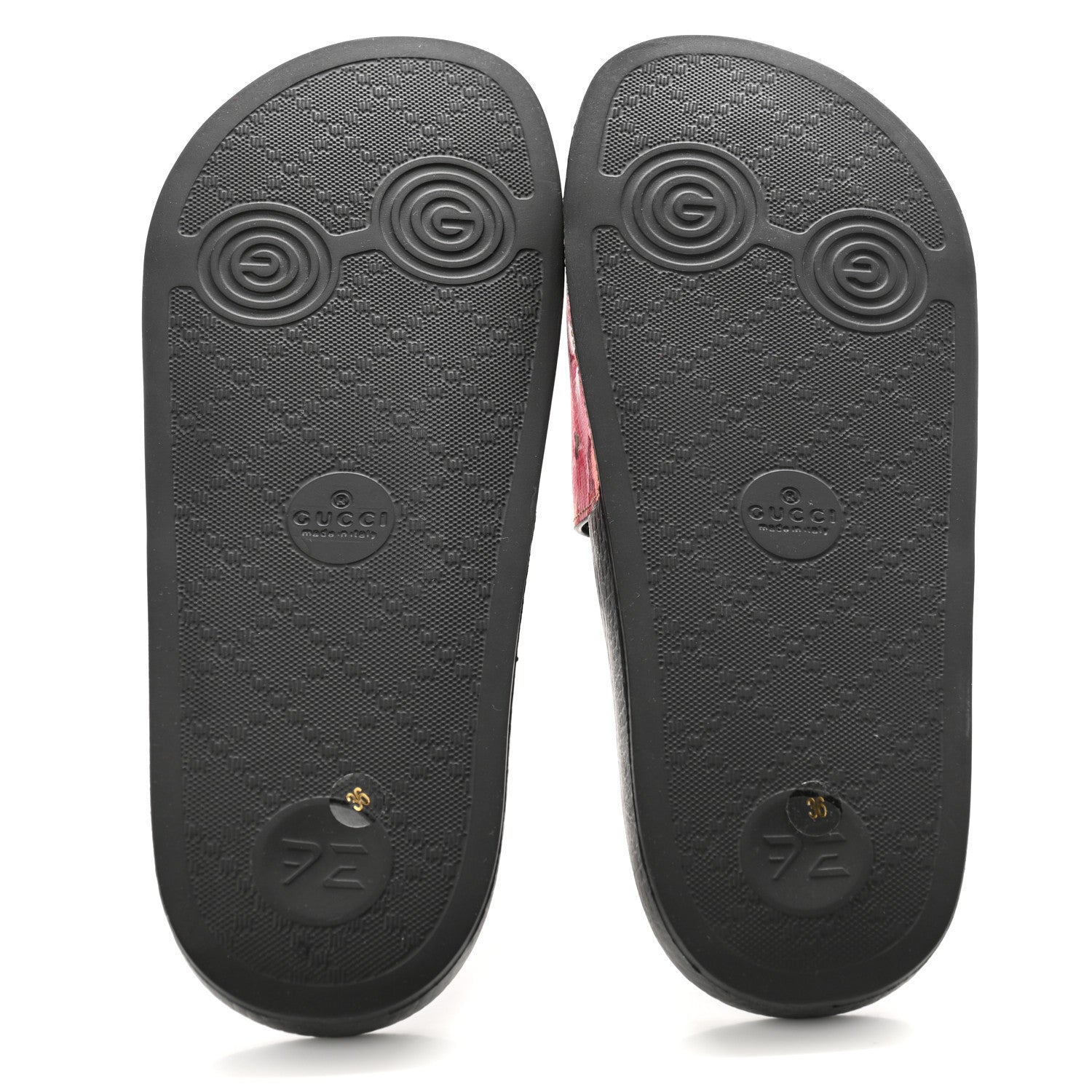 Gucci GG Supreme Monogram Blooms Slide Sandals 36 Beige Multicolor 5 of 9