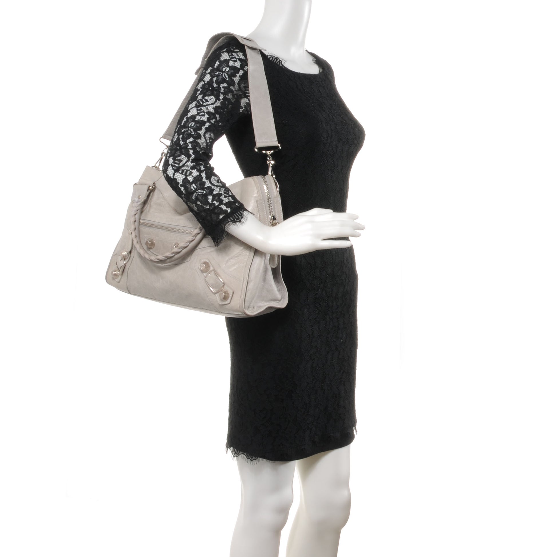 Balenciaga Agneau Giant 21 Silver Hardware City Argent 2 of 10