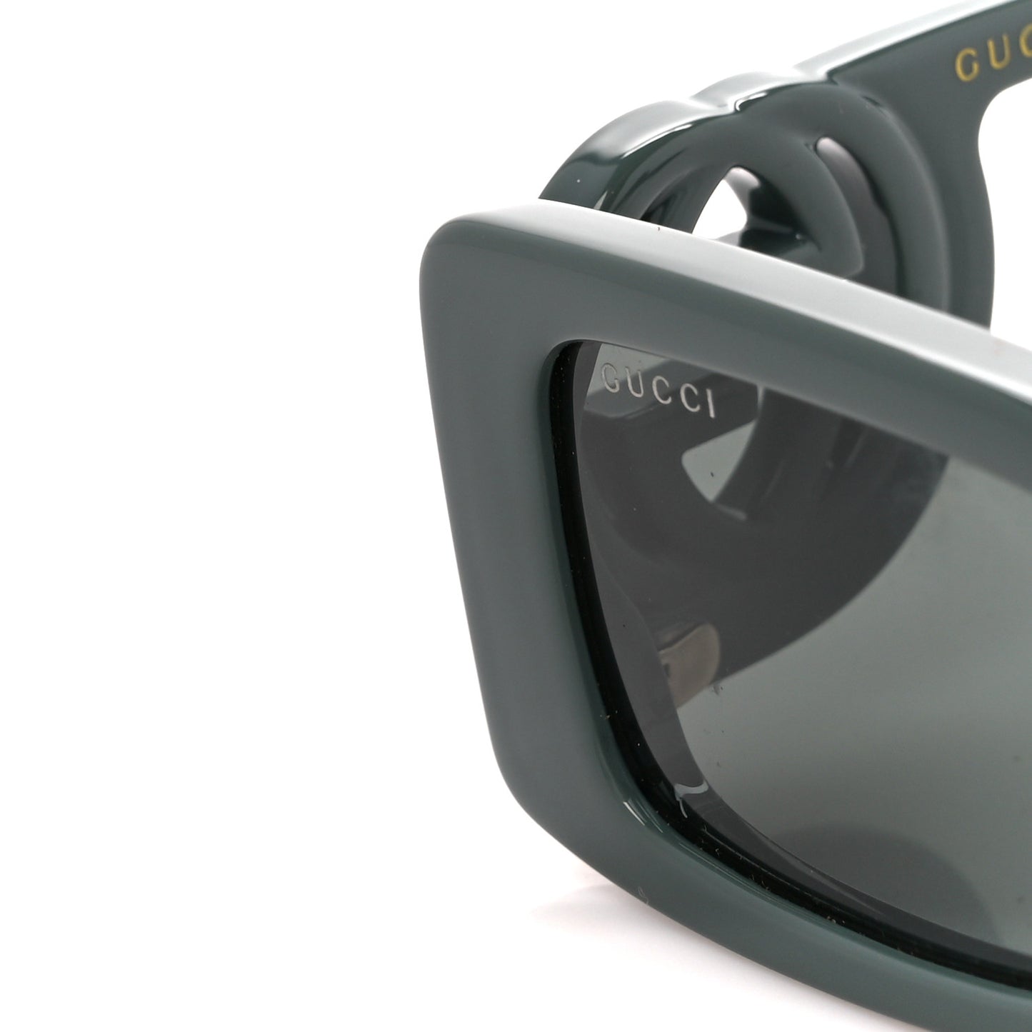 Acetate Rectangle Frame Sunglasses GG1325S Dark Grey