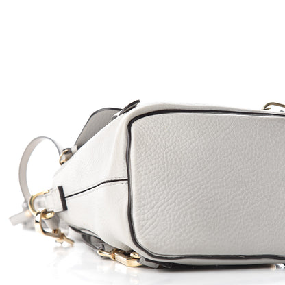 Chloe Suede Calfskin Mini Faye Backpack Airy Grey 7 of 9