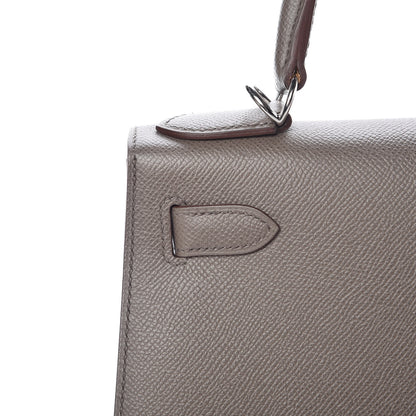 Hermes Epsom Kelly Sellier 28 Etain 16 of 37