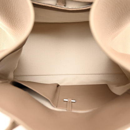 The Row Matte Grained Calfskin Soft Margaux 15 Dark Taupe 5 of 9