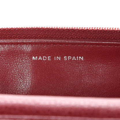 Chanel Caviar Quilted Wallet on Chain WOC Red 7 of 9