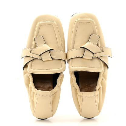 Loewe Lambskin Gate Loafers 36 Milk 2 of 13