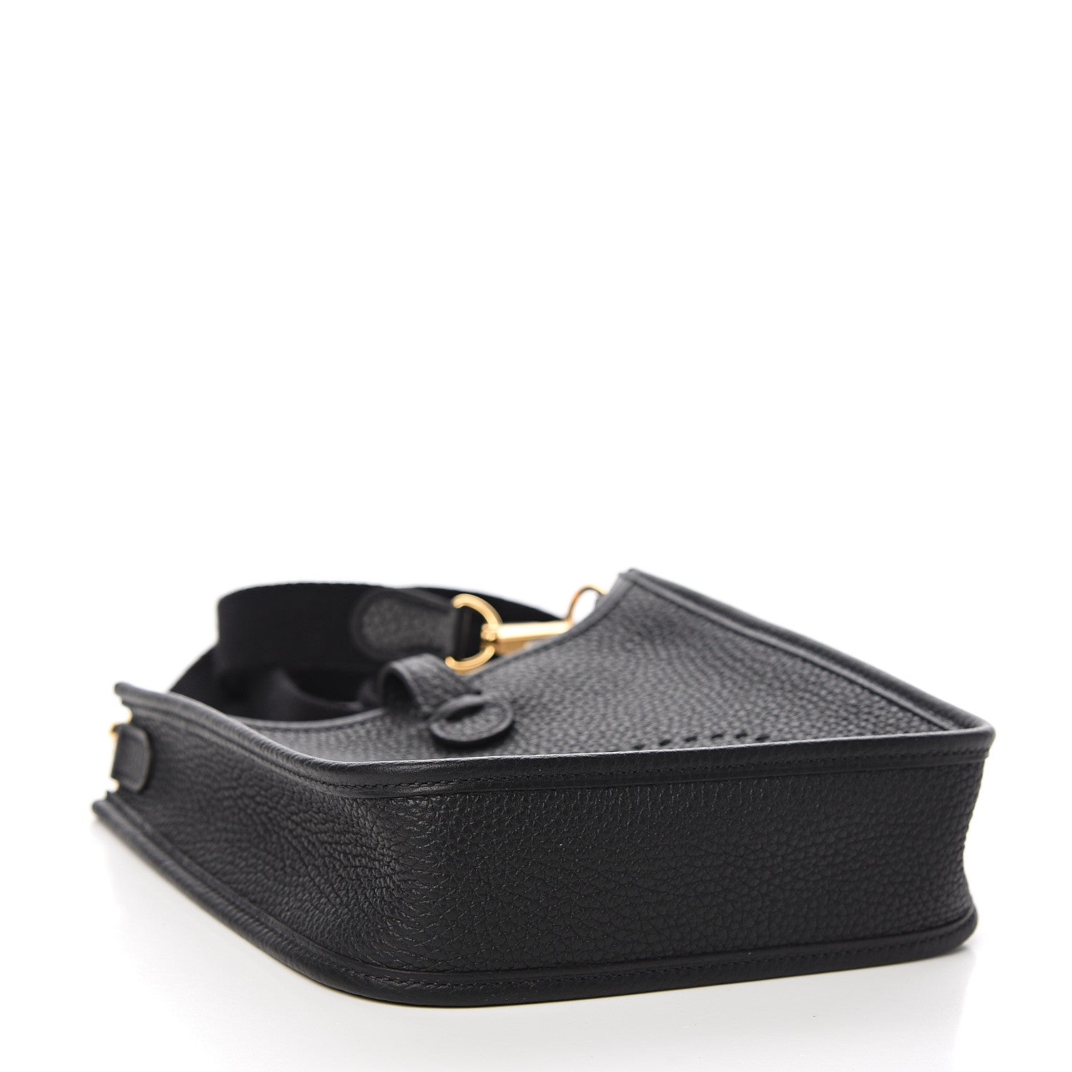 Hermes Taurillon Clemence Evelyne TPM Black 3 of 9