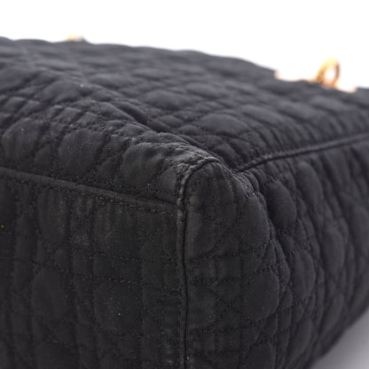 Christian Dior Nylon Cannage Medium Lady Dior Black 15 of 21