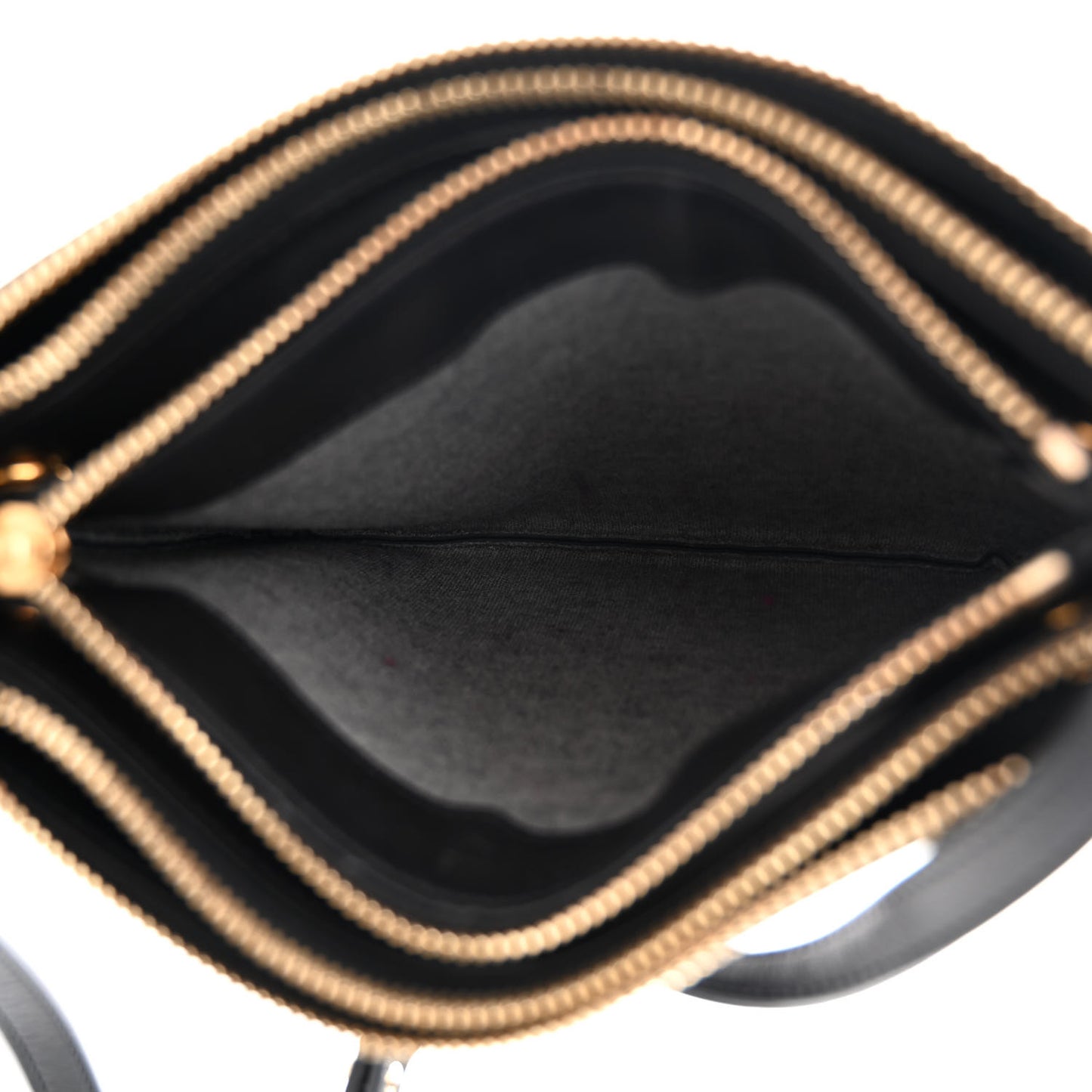 Lambskin Small Trio Crossbody Bag Black