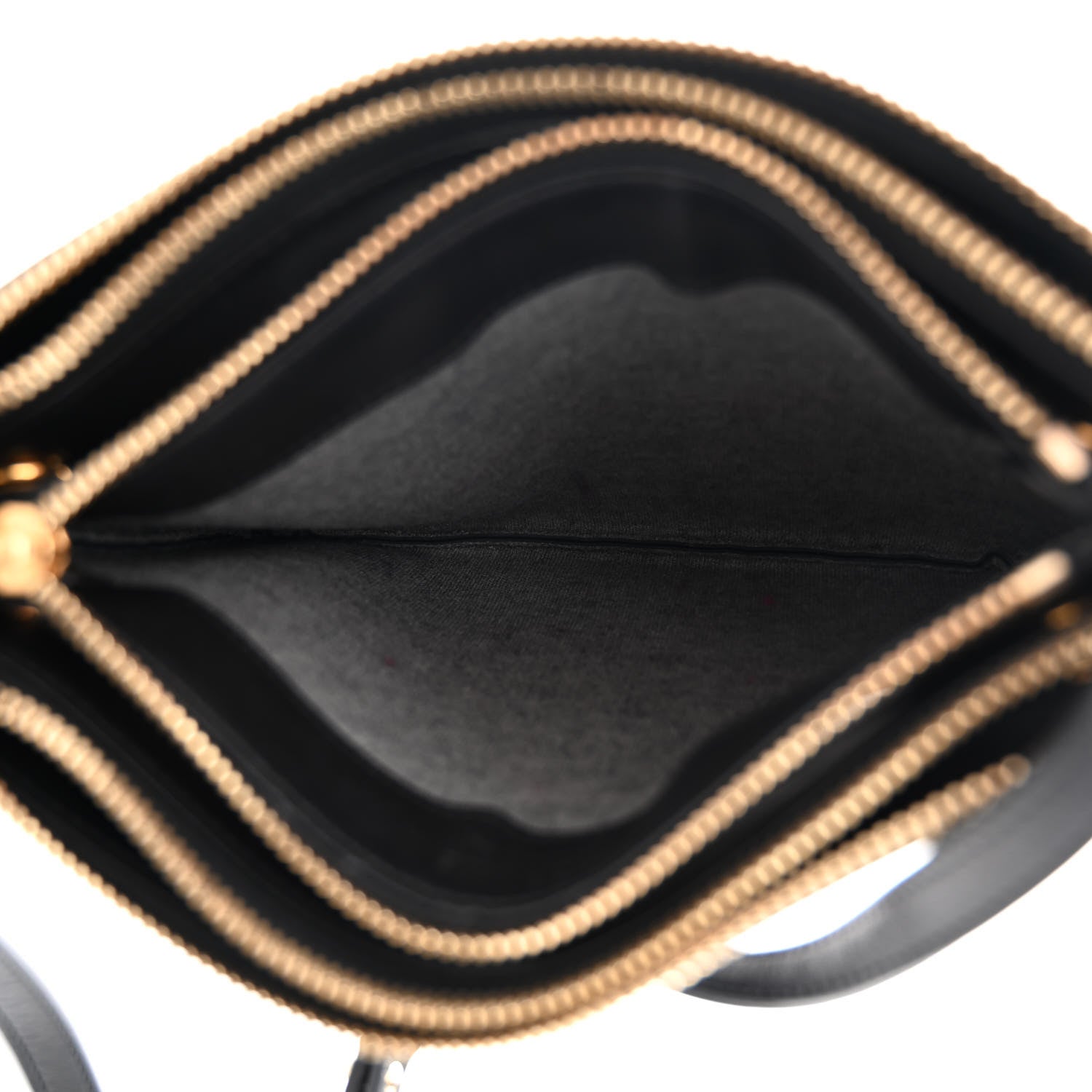 Celine Lambskin Small Trio Crossbody Bag Black 5 of 11