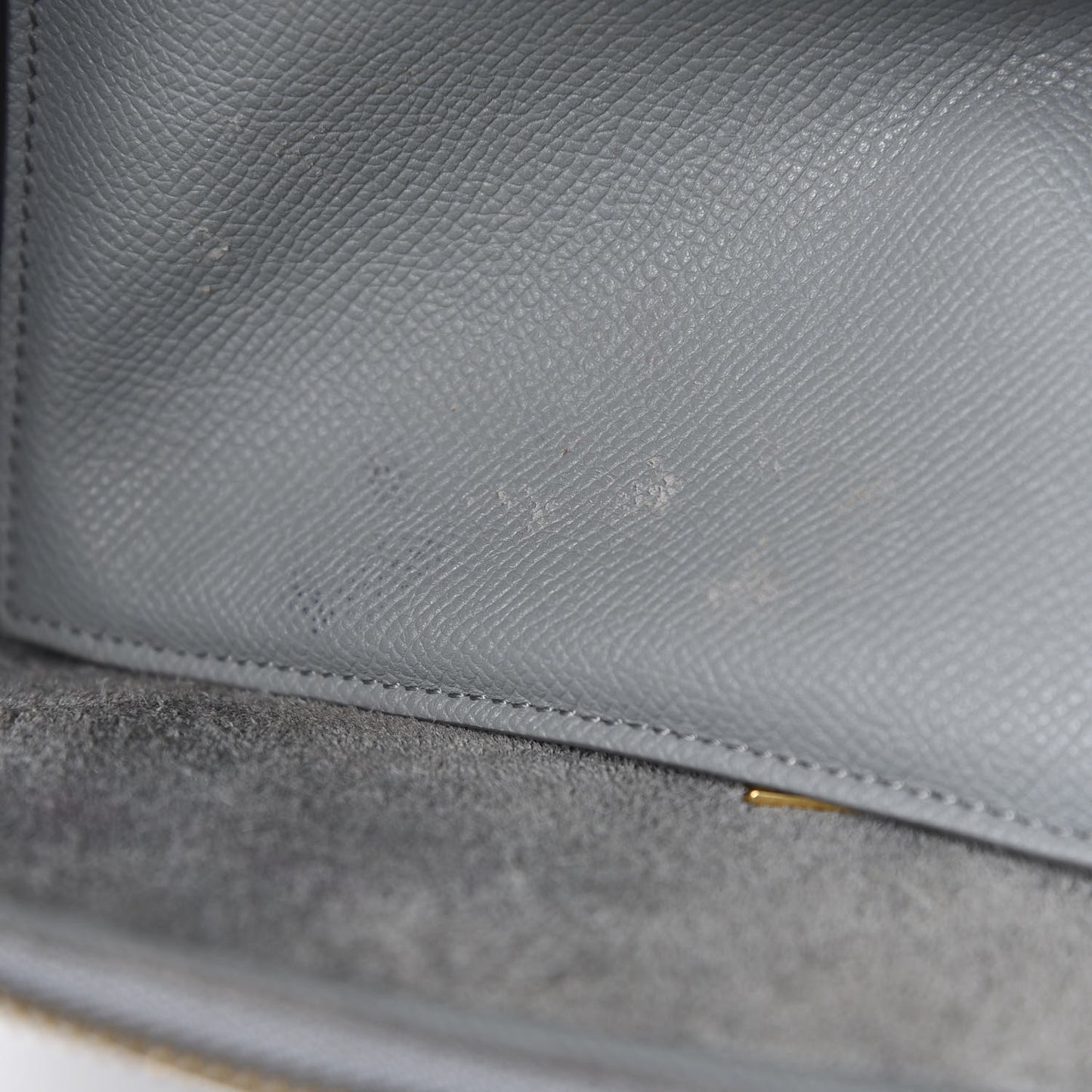 Grained Calfskin Micro Belt Bag Cloud