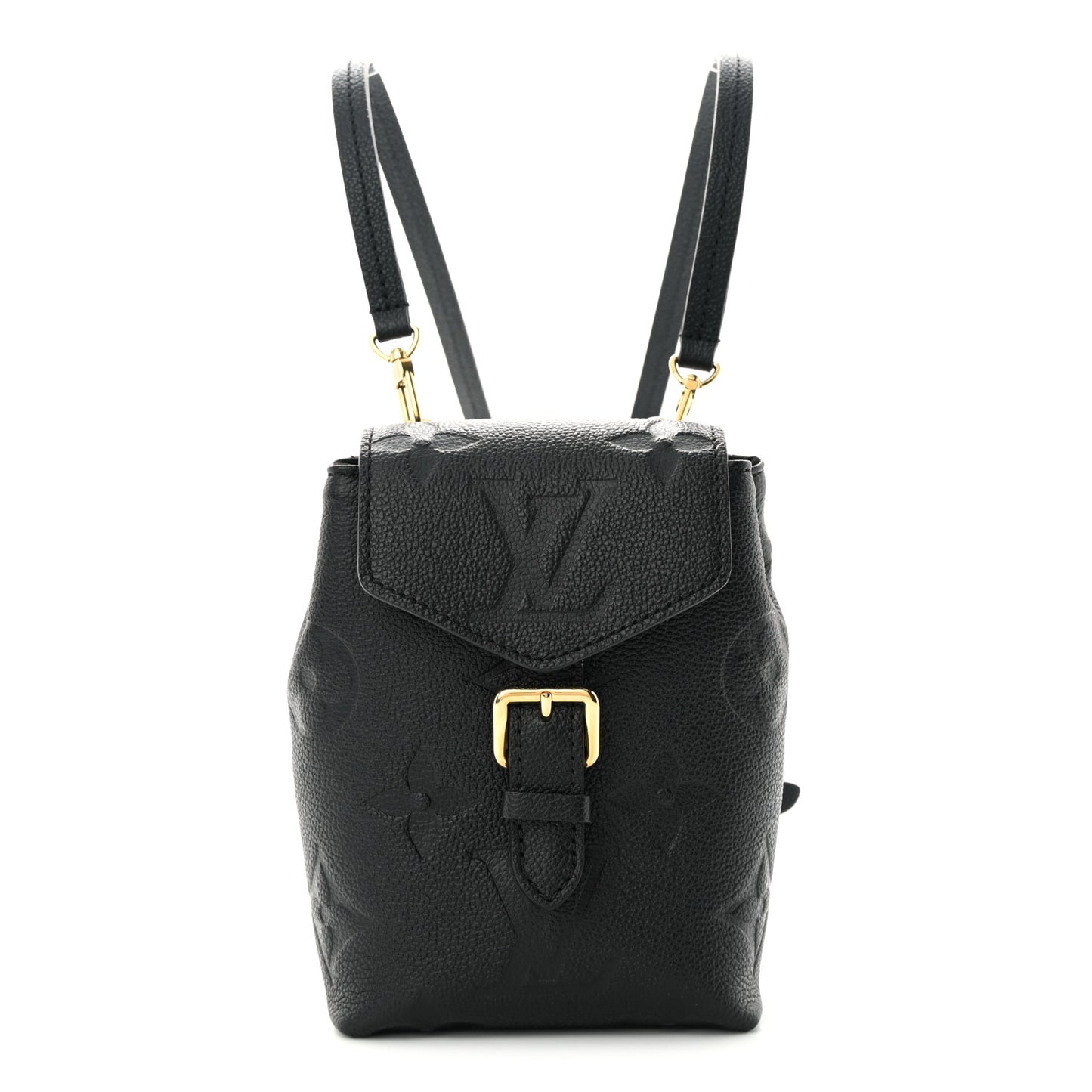 Empreinte Monogram Giant Tiny Backpack Black