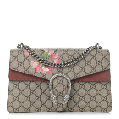 Gucci GG Supreme Monogram Blooms Small Dionysus Shoulder Bag Beige Multicolor Dry Rose 1 of 16