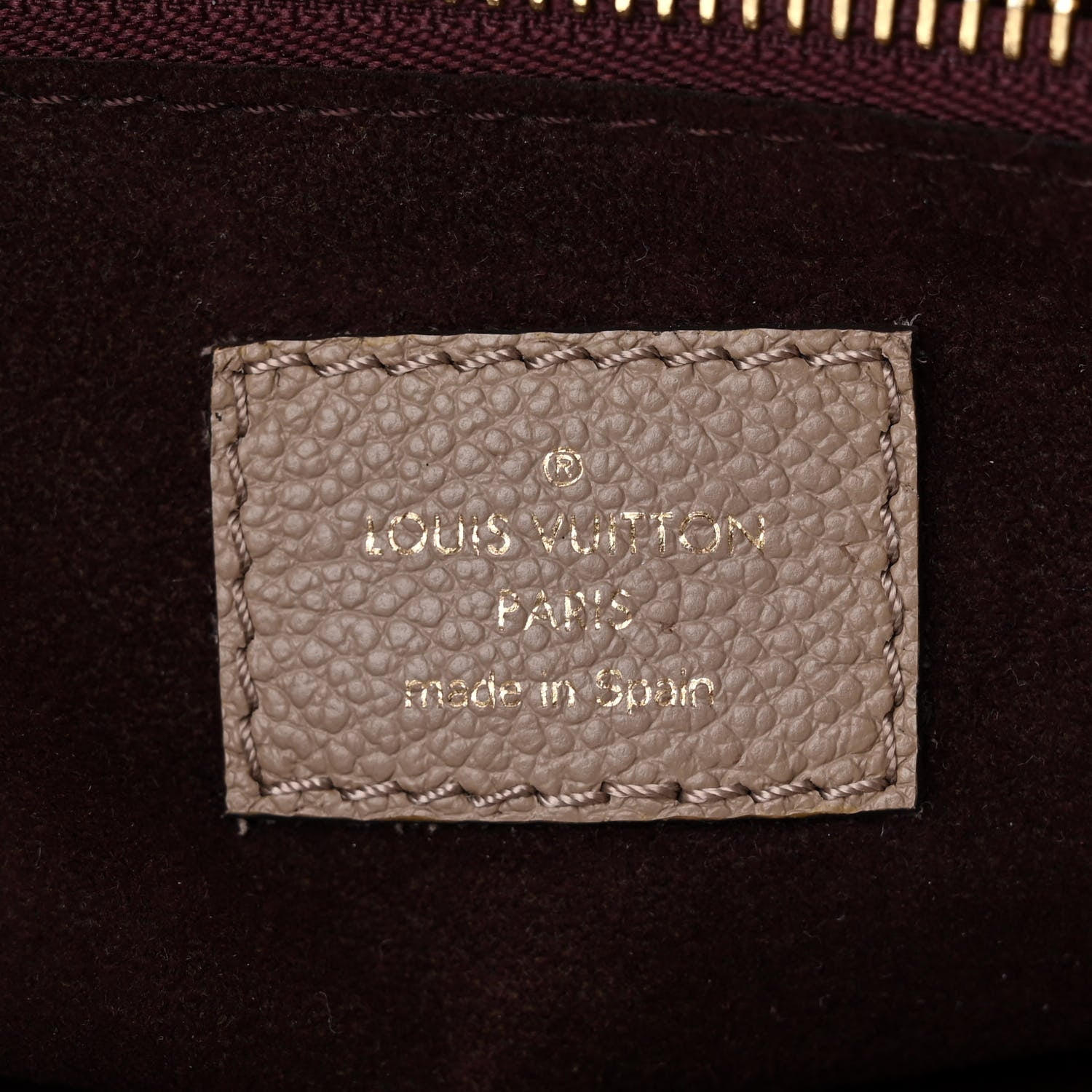 Louis Vuitton Empreinte Monogram Giant Neverfull MM Tourterelle 7 of 11