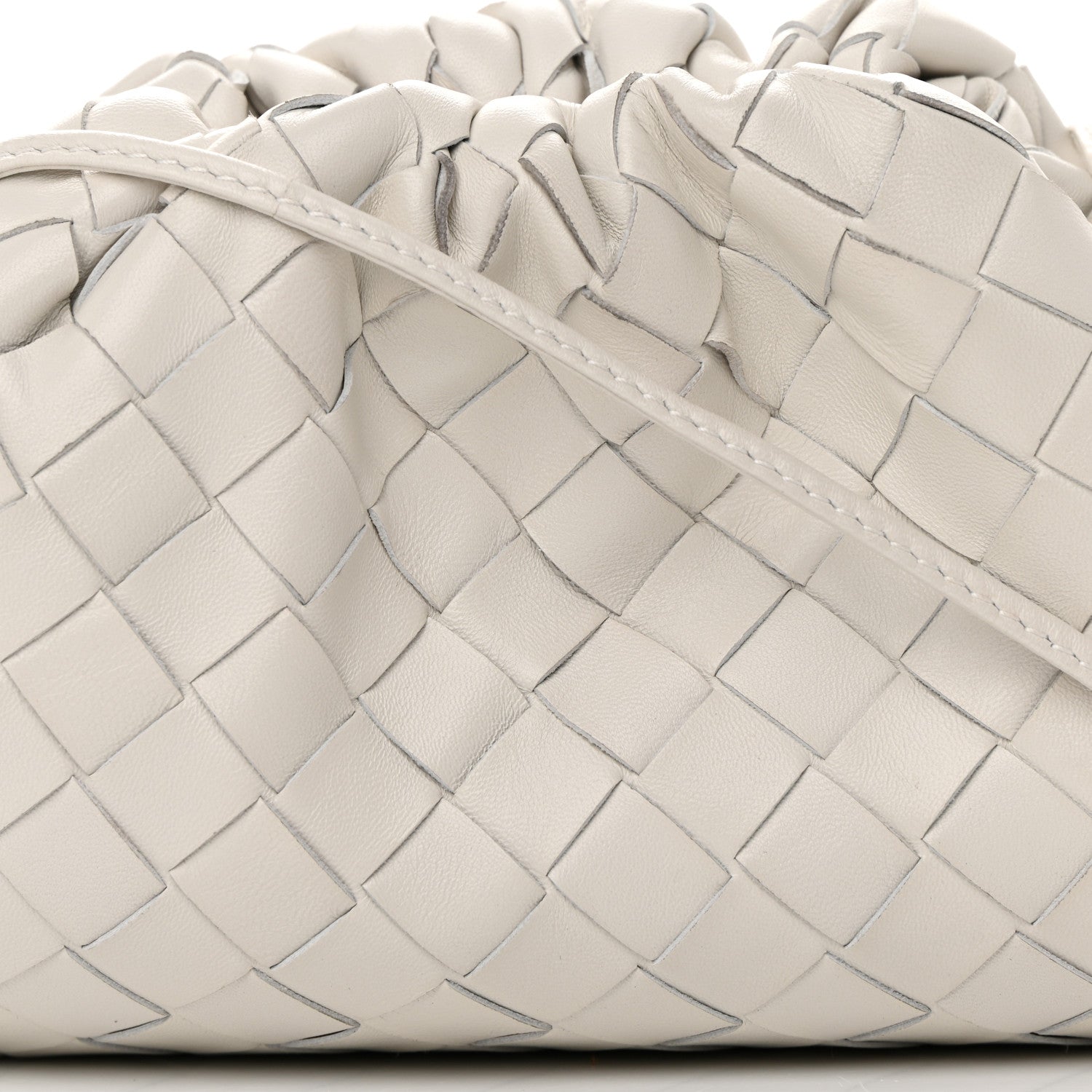 Bottega Veneta Nappa Intrecciato The Mini Pouch Chalk 9 of 12