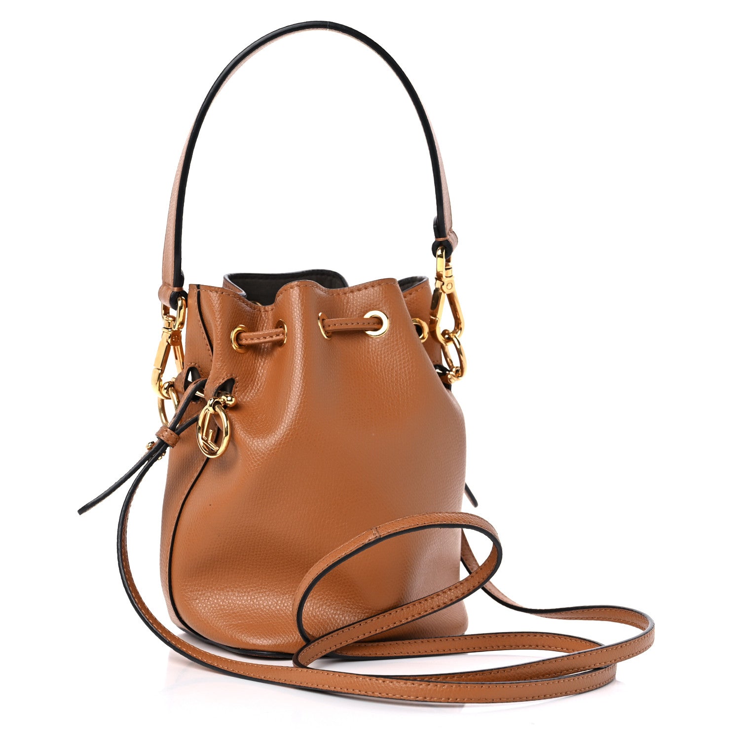 Fendi Vitello Cruise F is Fendi Mini Mon Tresor Bucket Bag Nocciola 3 of 10