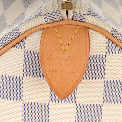 Louis Vuitton Damier Azur Speedy 35 6 of 8
