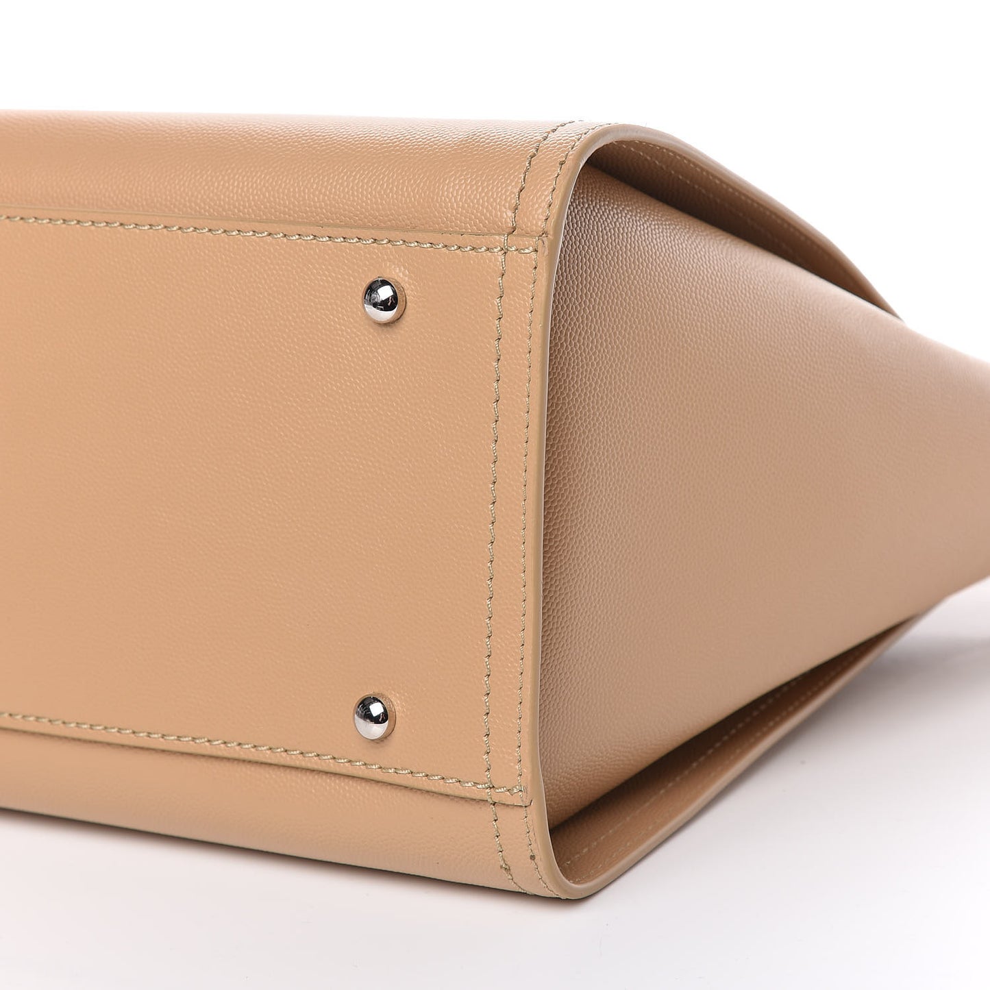 Caviar Small Studded Deauville Tote Beige