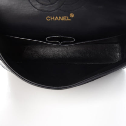 Chanel Lambskin Quilted Medium Double Flap Navy 5 of 7