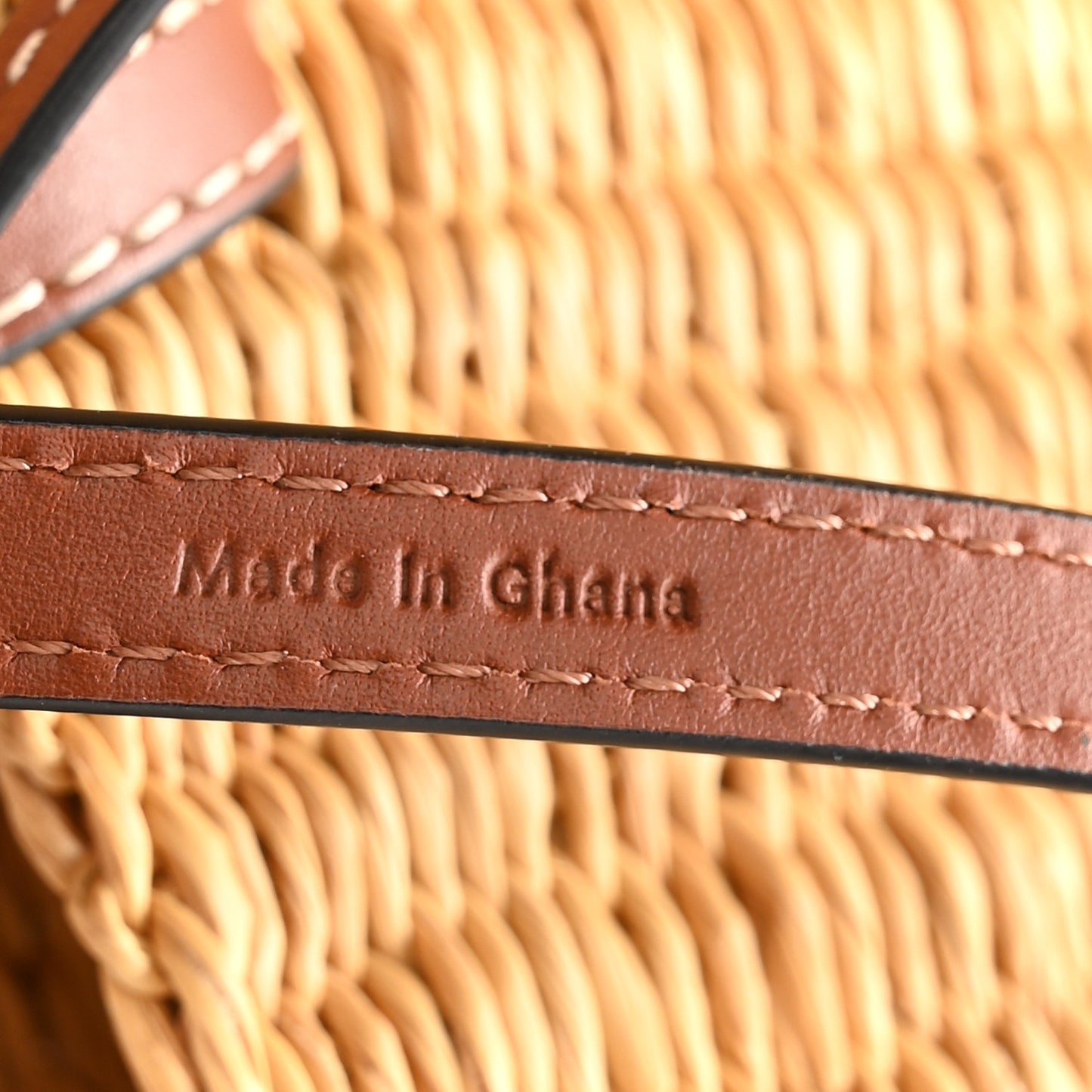 Calfskin Raffia Paulas Ibiza Small Basket Tote Bag Natural Pecan
