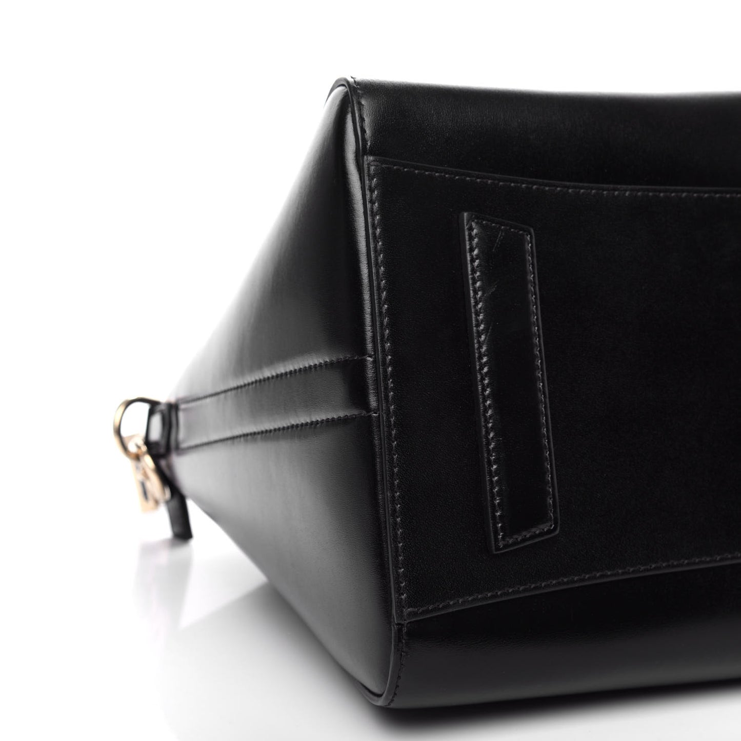 Shiny Lord Calfskin Medium Antigona Black