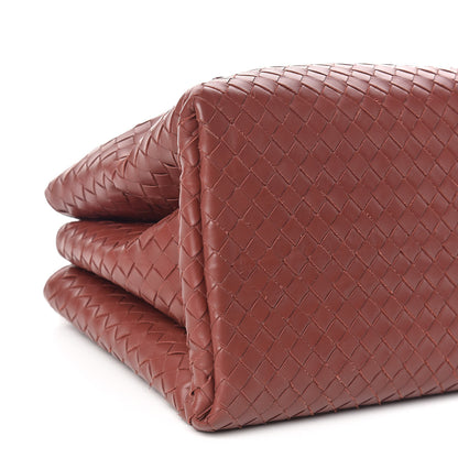 Bottega Veneta Calfskin Leggero Intrecciato Small Roma Brique 10 of 12