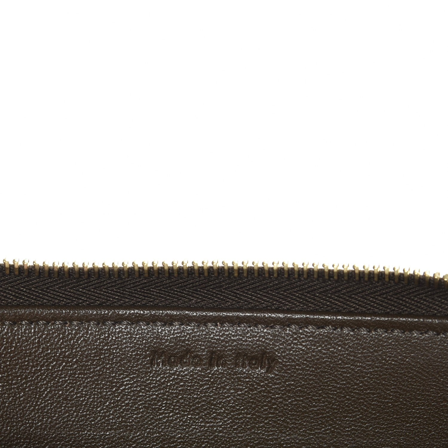 Celine Python Lambskin Large Zip Around Multifunction Wallet Khaki 6 of 7