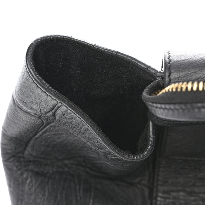 Celine Calfskin Crocodile Embossed Small Belt Bag Black 20 of 22