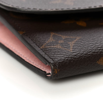 Louis Vuitton Monogram Emilie Wallet Rose Ballerine 8 of 12