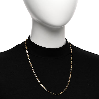 Cartier 18K Yellow Gold SM Santos De Cartier Link Necklace 22" 2 of 5