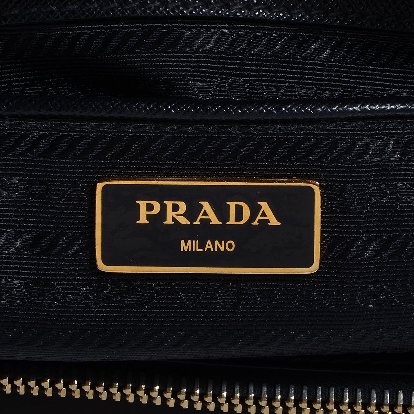 Saffiano Lux Large Double Zip Tote Nero Black