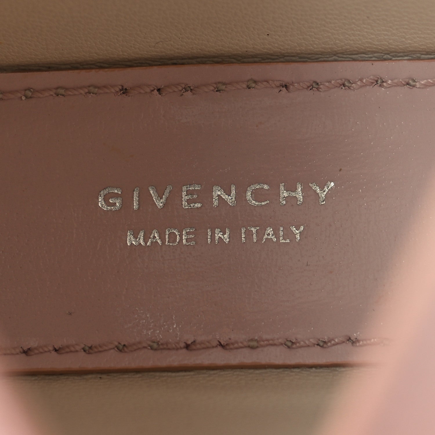 Givenchy Box Calfskin Micro Cut Out Shoulder Bag Light Pink 6 of 9
