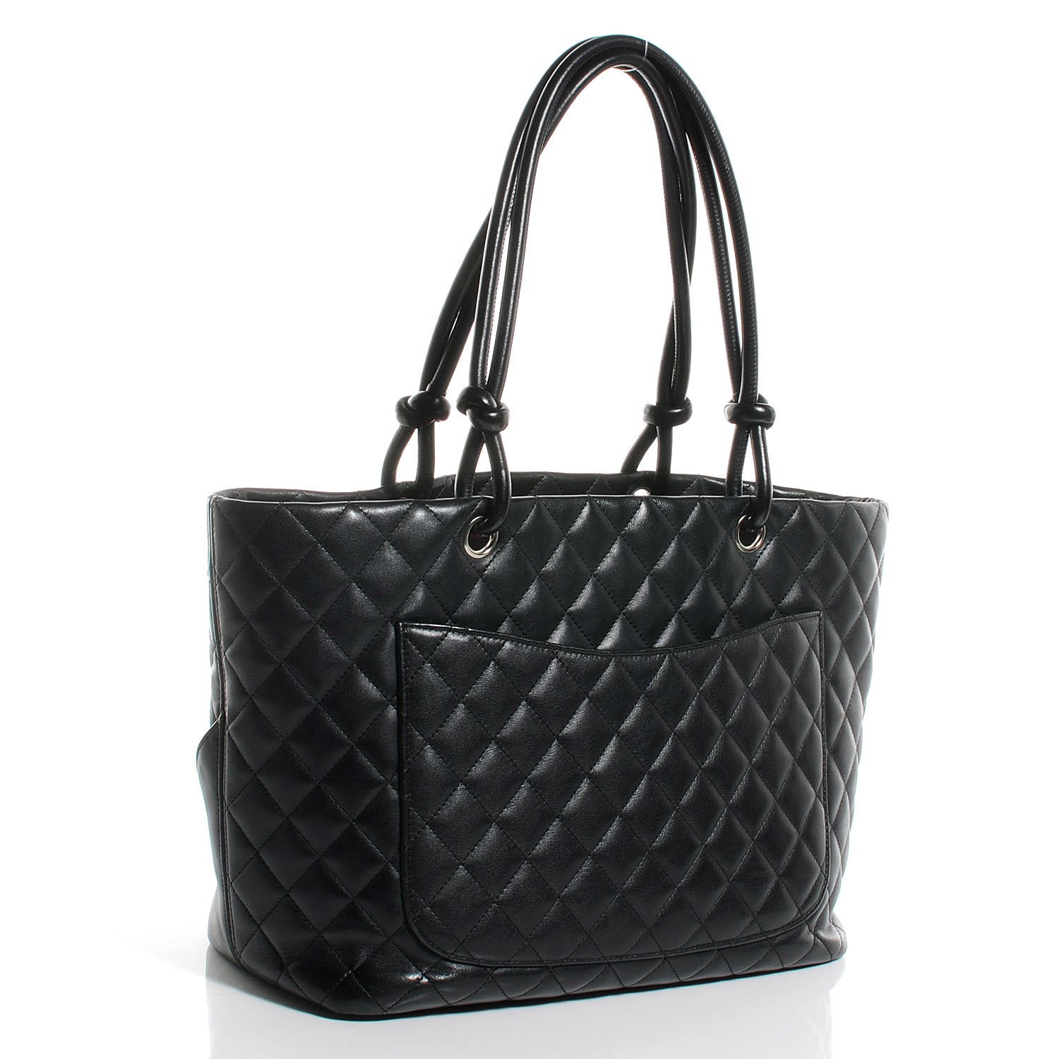 Chanel Calfskin Quilted Large Cambon Tote Black 3 of 9