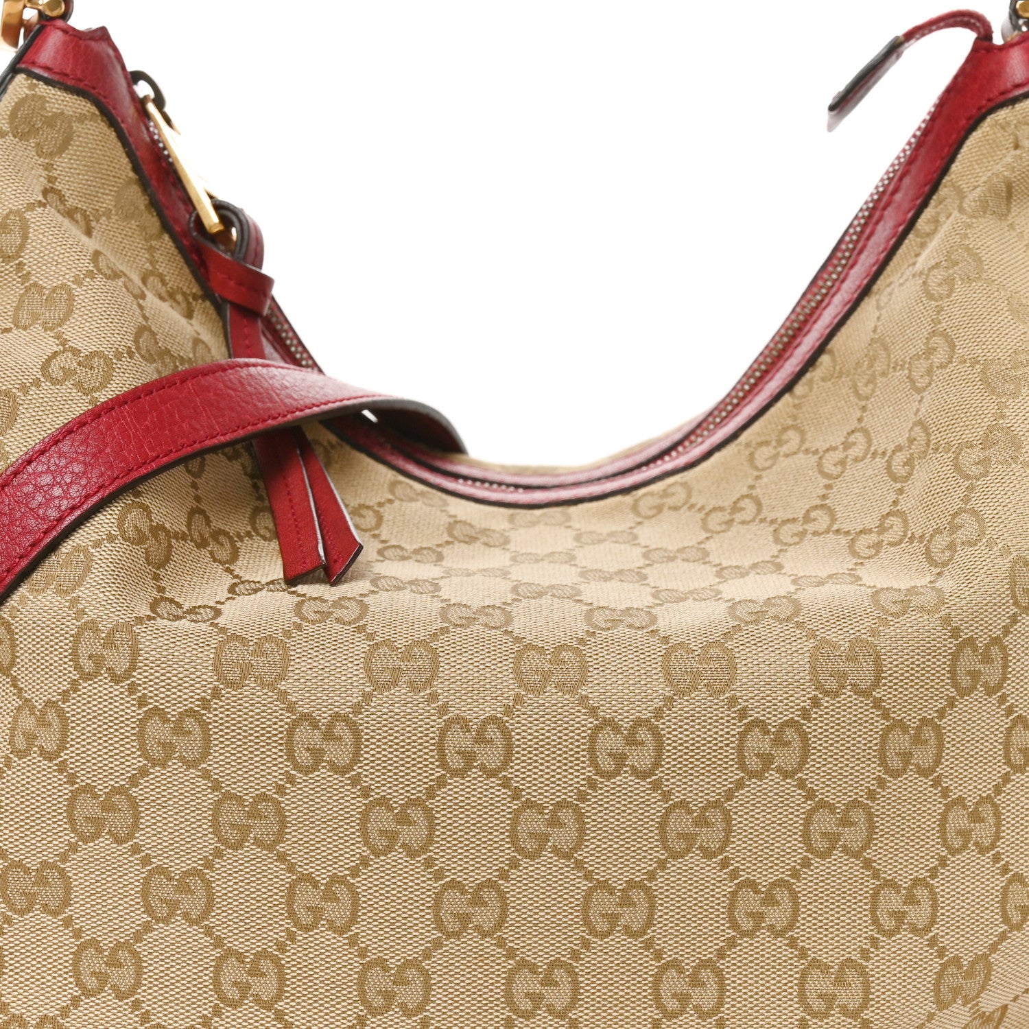 Gucci Monogram Small Miss GG Hobo Red 8 of 12