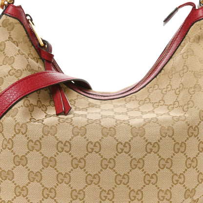 Gucci Monogram Small Miss GG Hobo Red 8 of 12