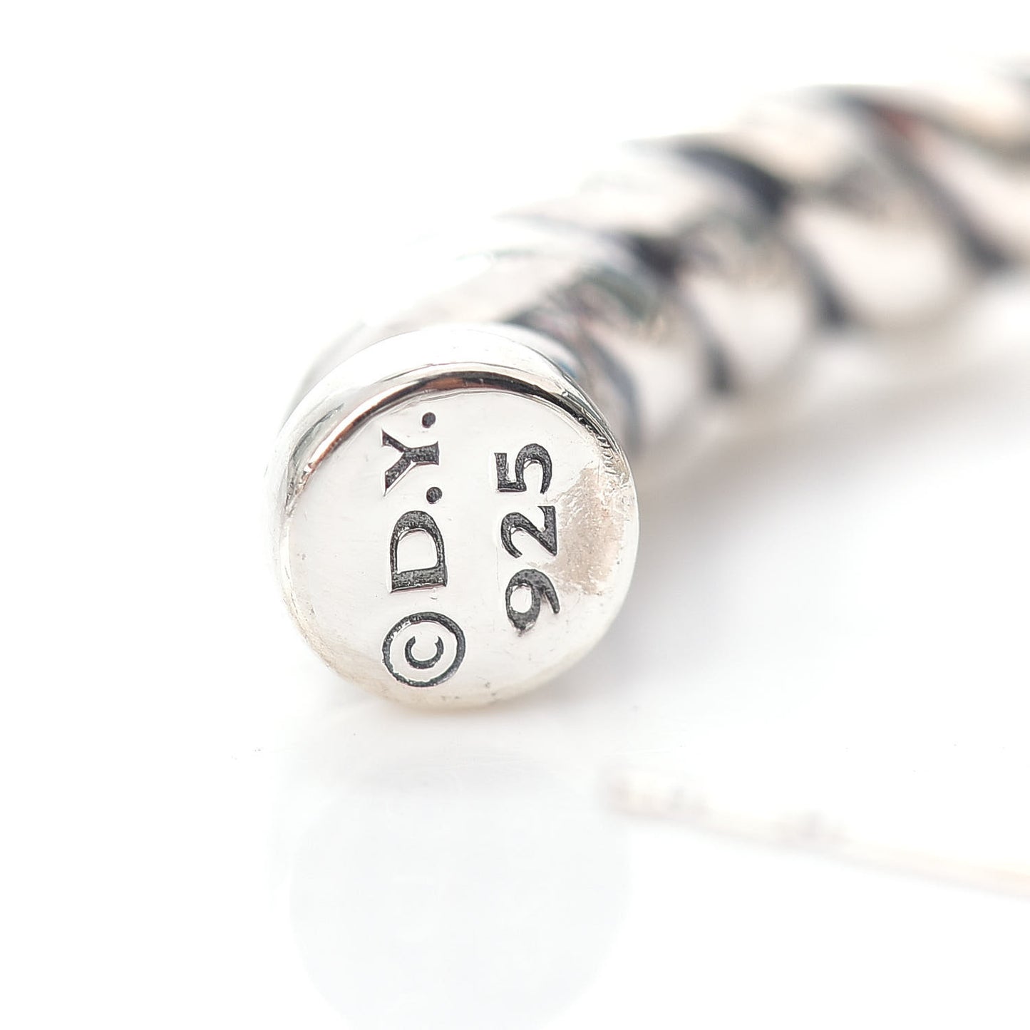 Sterling Silver Small Sculpted Cable Hoop Earrings