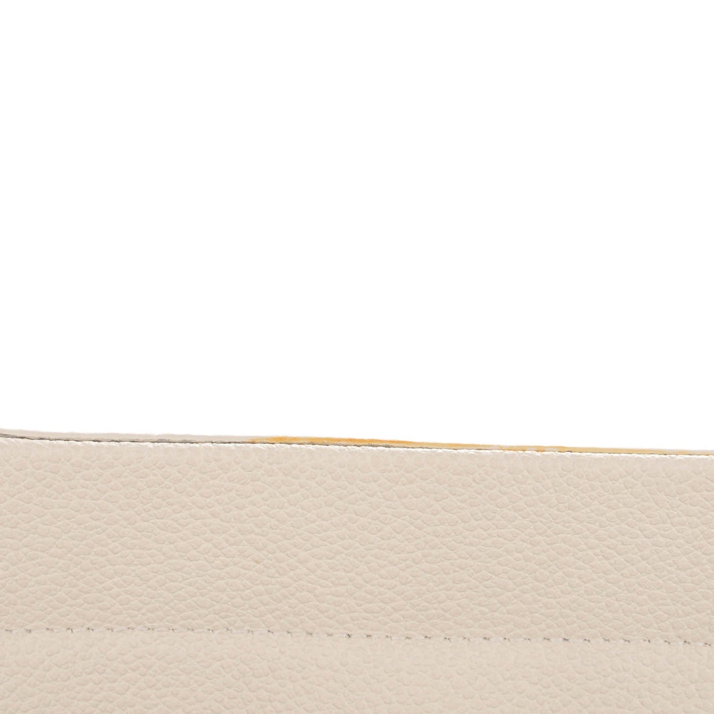 Grained Calfskin Medium Cabas Rive Gauche Dove White