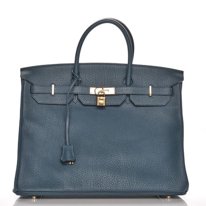 Hermes Fjord Birkin 40 Bleu Tempete 1 of 28