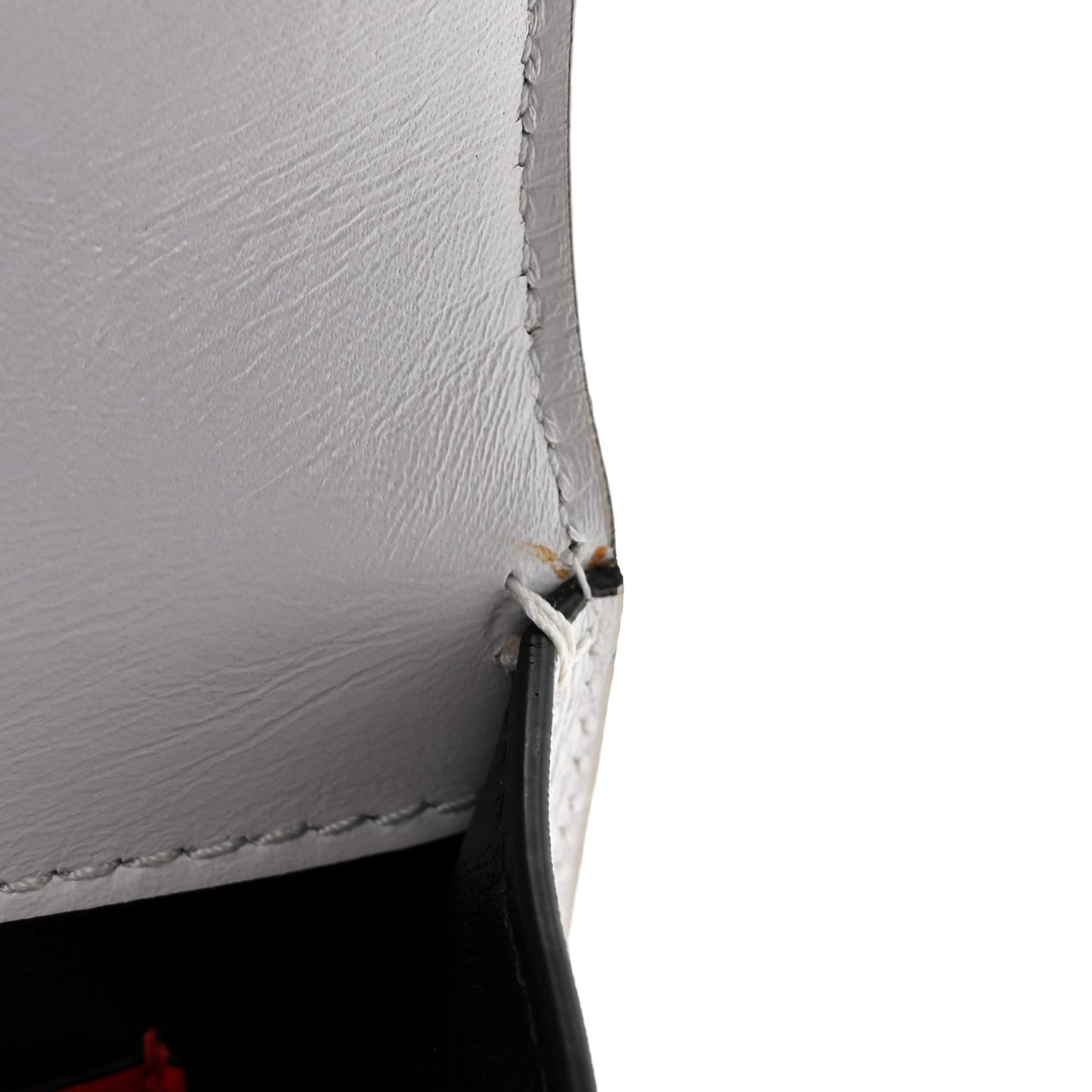 Smooth Calfskin Small VSling Shoulder Bag White