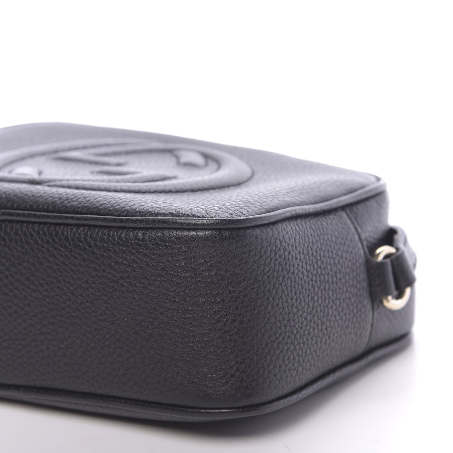 Gucci Pebbled Calfskin Small Soho Disco Bag Black 9 of 11