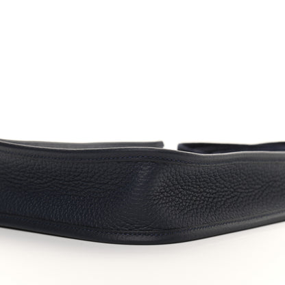 Hermes Taurillon Clemence Amazone Evelyne TPM Bleu Nuit Bleu Indigo 10 of 11