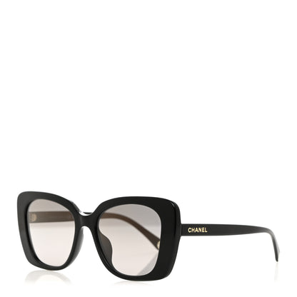 Chanel Acetate Rectangle Sunglasses 5504A Black 1 of 7