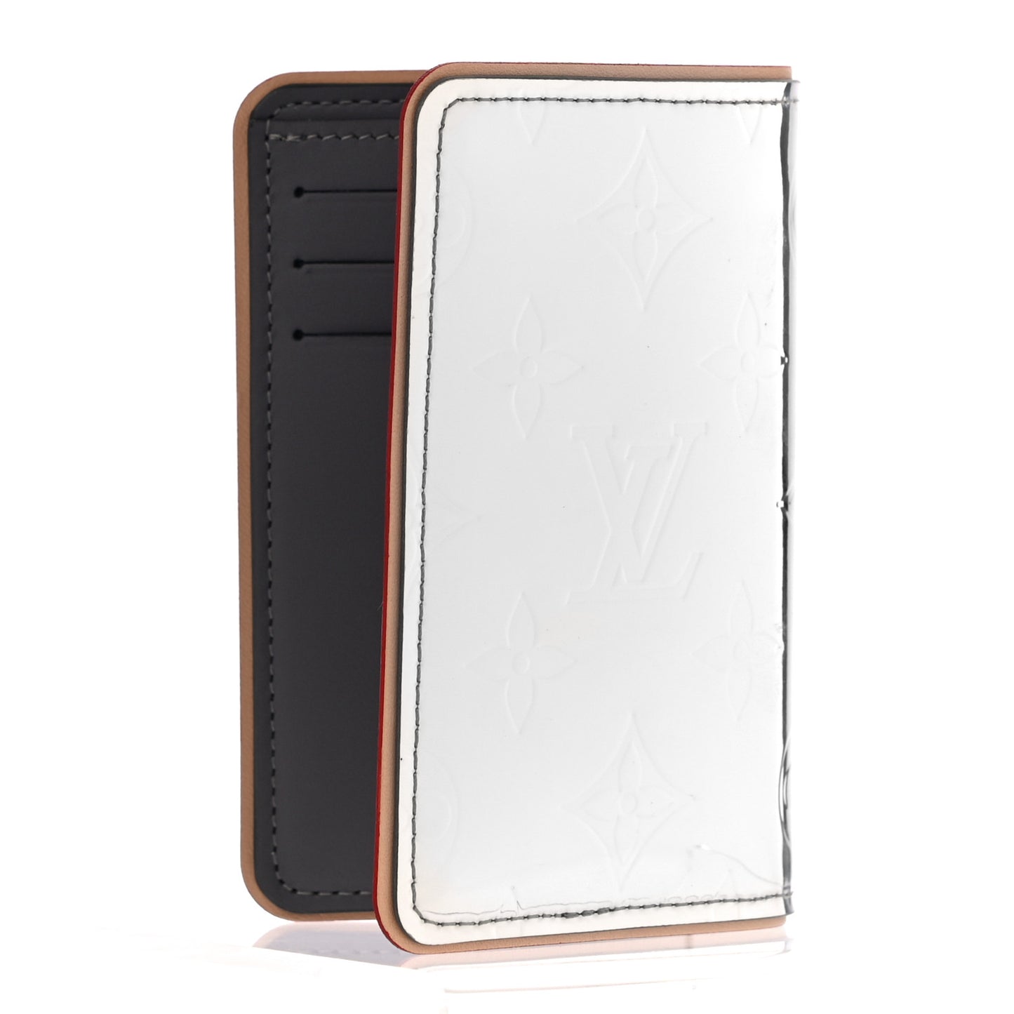 Monogram Mirror Slender Pocket Organizer